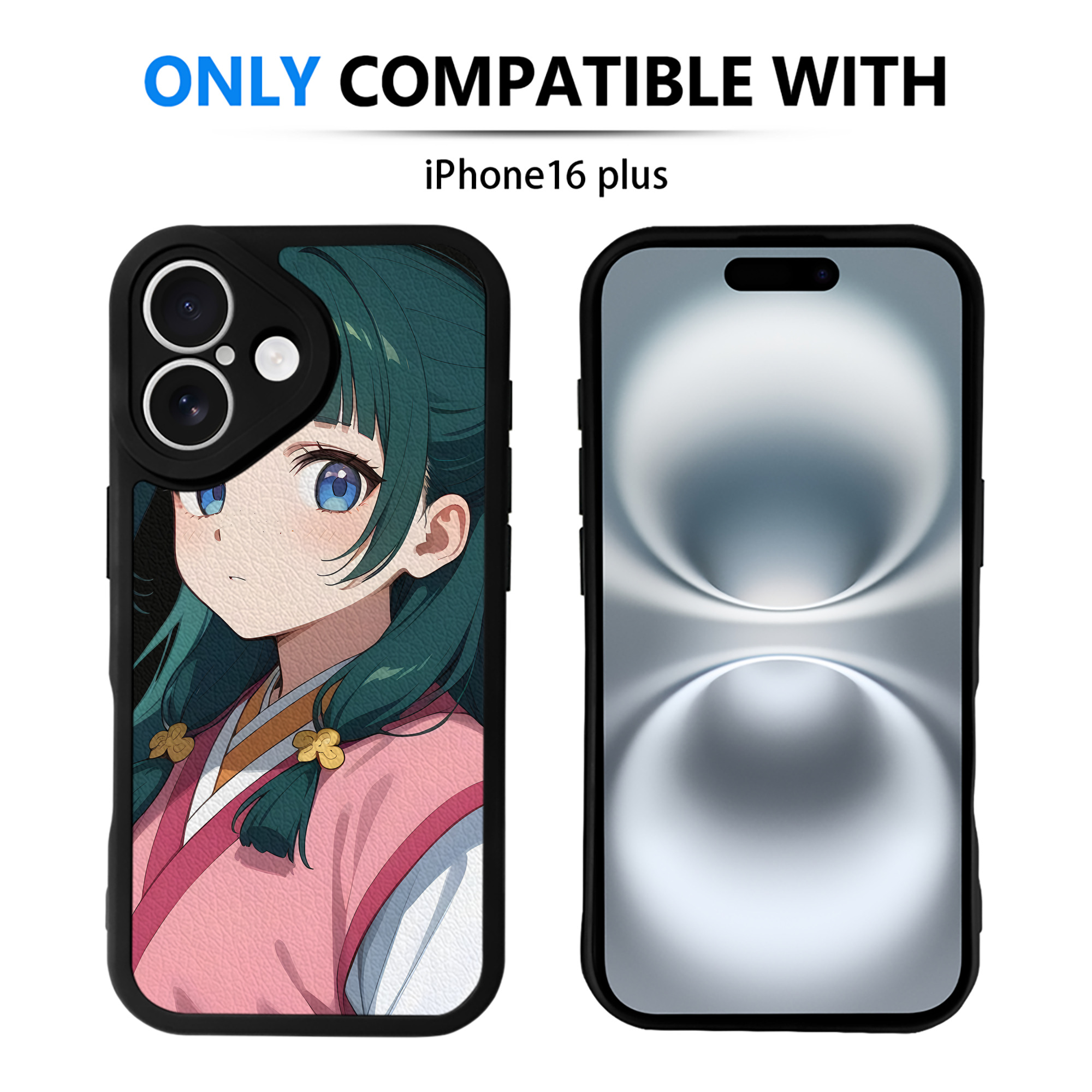 （画像用） 薬屋のひとりごと The Apothecary Diaries 【iPhone 16シリーズ対応】シリコンスマホケース（レザー調） 材質：シリコン